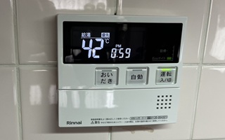 台所リモコン施工後