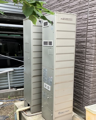 給湯器本体施工前