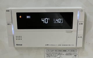 浴室リモコン施工後