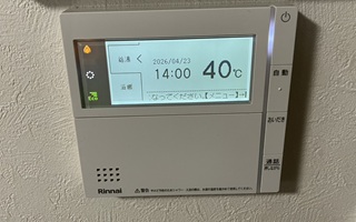 台所リモコン施工後