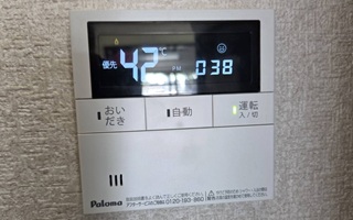 台所リモコン施工後