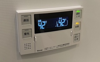 浴室リモコン施工後