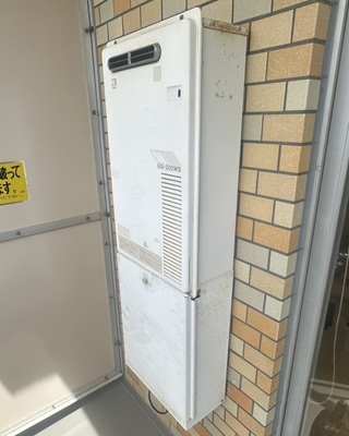 給湯器本体施工前
