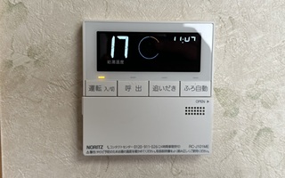 台所リモコン施工後