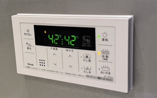 浴室リモコン施工後