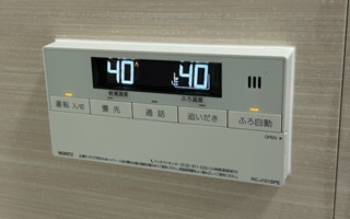 浴室リモコン施工後