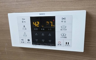 浴室リモコン施工後