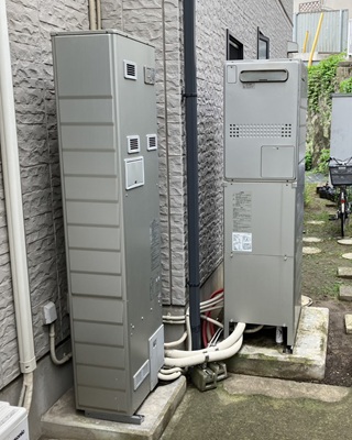給湯器本体施工前