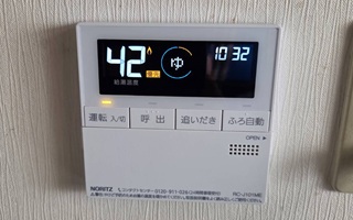 台所リモコン施工後