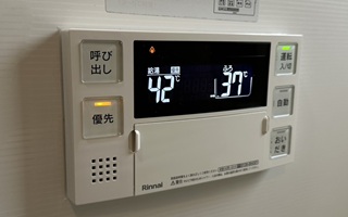 浴室リモコン施工後
