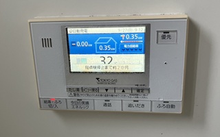 浴室リモコン施工前