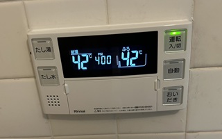 浴室リモコン施工後