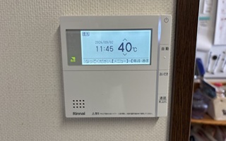 台所リモコン施工後