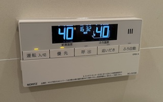 浴室リモコン施工後
