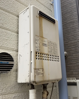給湯器本体施工前