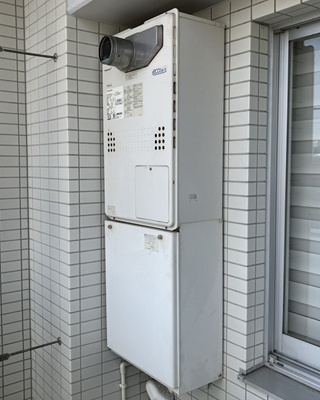 給湯器本体施工前